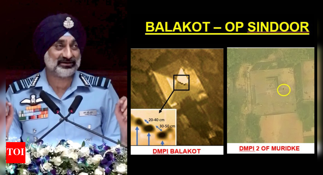 Pakistani terror sites to airbases: Haunted by 'ghosts of Balakot', IAF chief comes armed with proof on Operation Sindoor 