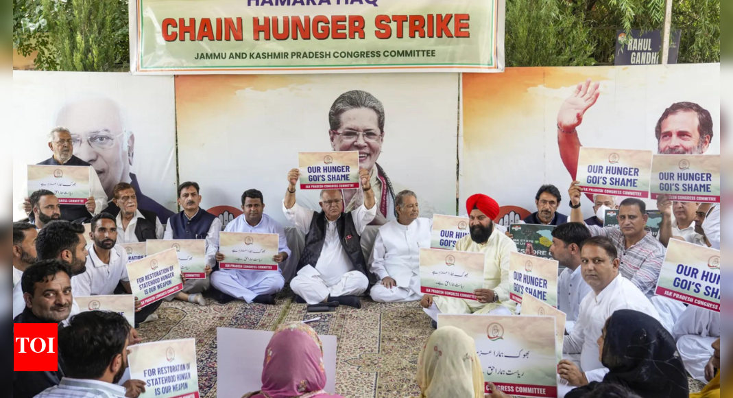 J&K: Congress starts hunger strikes for statehood; allies missing