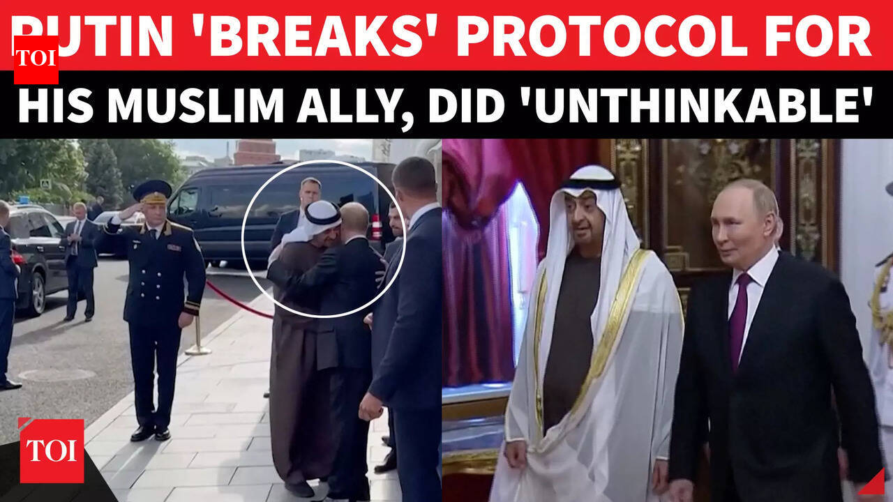 Putin 'BREAKS' Protocol, Does 'UNTHINKABLE' For Arab Leader | Stunning ...