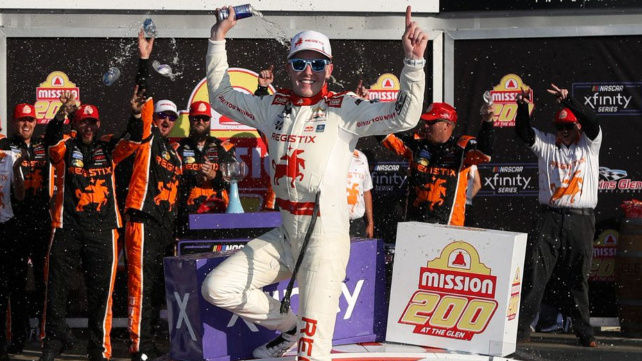Connor Zilisch rushed to hospital after shocking Victory Lane fall at  Watkins Glen win | International Sports News - Times of India