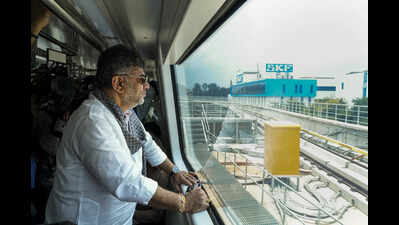 PM to inaugurate Namma Metro Yellow Line from Ragigudda today, operations begin Monday; CM Siddaramaiah, Dy CM Shivakumar to accompany Narendra Modi