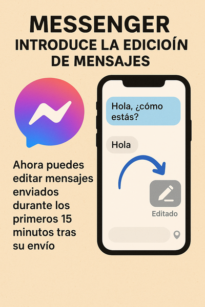 Editar mensajes en Facebook Messenger ya es posible: así funciona la nueva función