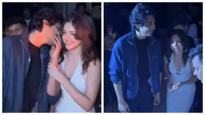  Ahaan Panday and Aneet Padda’s CUTE PDA sparks dating buzz; Fans dub them 'AhNeet' - WATCH