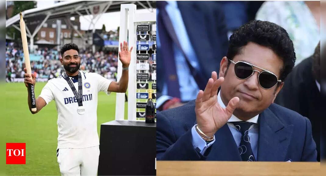 'Thank you sir' - Mohammed Siraj pens emotional response to Sachin Tendulkar
