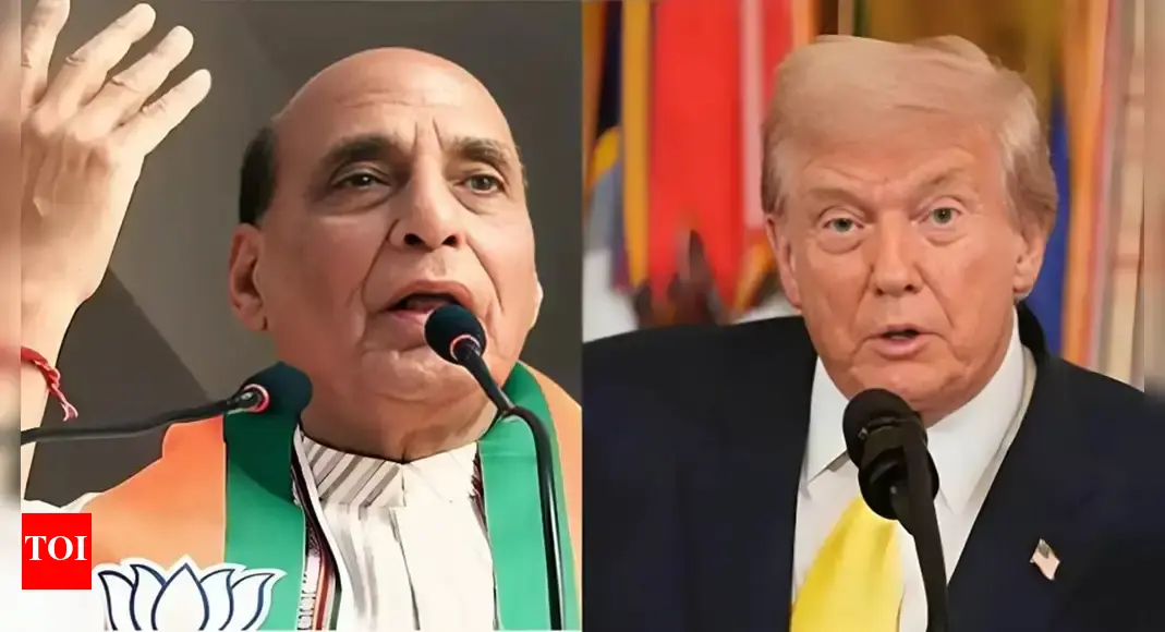 ‘Sab ke boss to hum hain’: Rajnath's big veiled attack on Trump tariffs; 'bid to damage economy'
