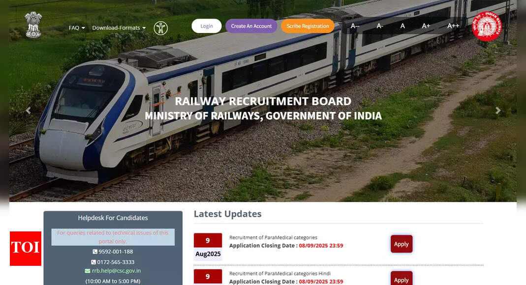RRB NTPC Result 2025: CBT 1 Graduate results soon at rrbcdg.gov.in; here's how to check