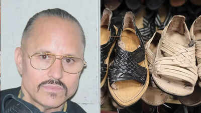 Willy Chavarria (L); Sandals known as "huaraches" displayed at a market in Oaxaca (R) ‘Failed to show respect’: Adidas designer Willy Chavarria regrets ‘Oaxaca slip-on’; accused of copying Mexican design