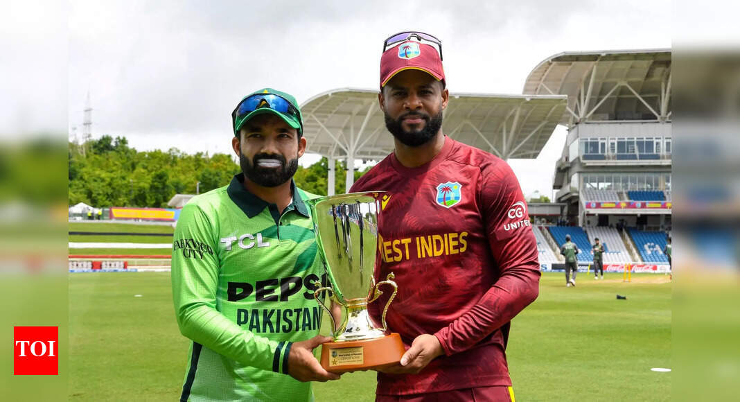 WI vs PAK Live Score, 2nd ODI: West Indies opt to field, Pakistan set to bat