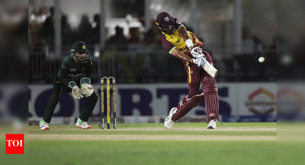 2nd ODI: West Indies level series with five-wicket win over Pakistan in rain-hit clash