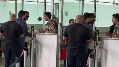 Allu Arjun asked to remove mask at Mumbai airport; video sparks mixed reactions - WATCH