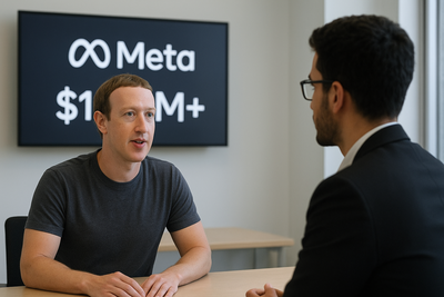 Los perfiles de élite que Mark Zuckerberg está contratando por más de 100 millones de dólares