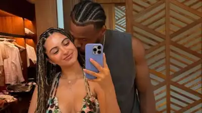 Bronny James marks anniversary with girlfriend Parker Whitfield with romantic dinner