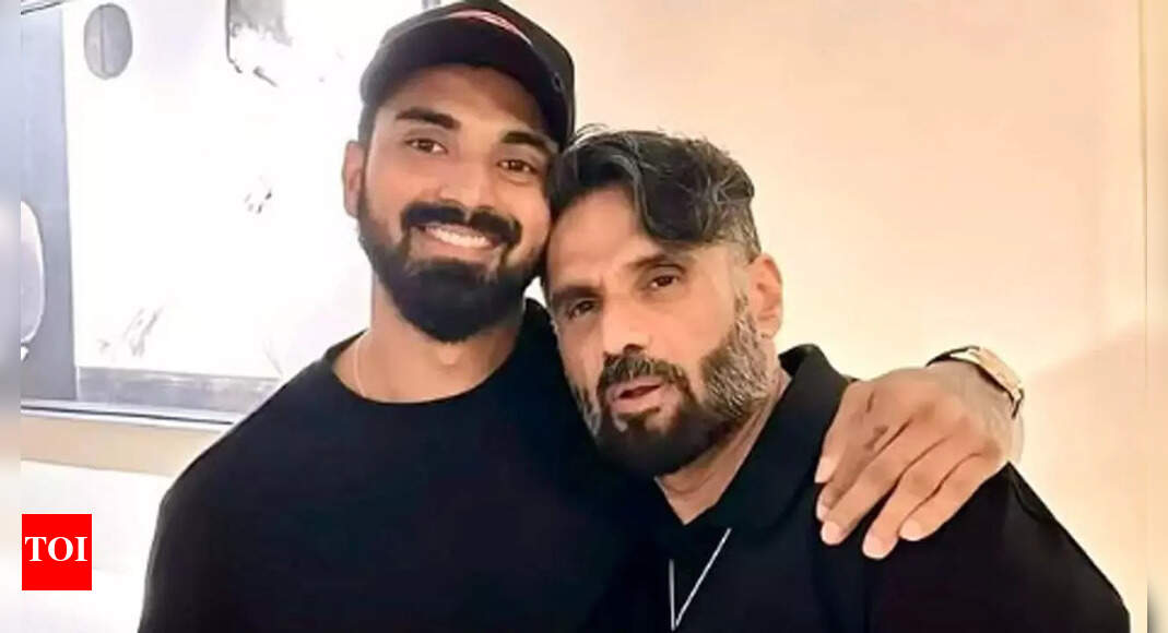 KL Rahul's unique birthday wish for 'Ajja' Suniel Shetty