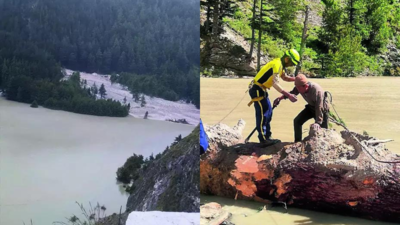 Temporary lake formed in Harsil poses new risk; Army work to secure it as NDMA orders constant surveillance
