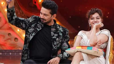 Pati Patni Aur Panga: Abhinav Shukla gets daughters Edhaa and Jeeva’s initials inked on his arm; Rubina Dilaik says, “A very proud moment..”