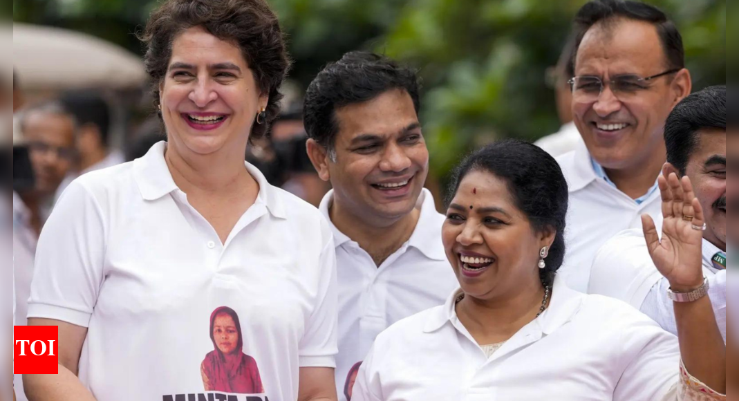 Vote 'chori' row: Oppn protests SIR; MPs wear '124-yr-old Minta Devi' T-shirts