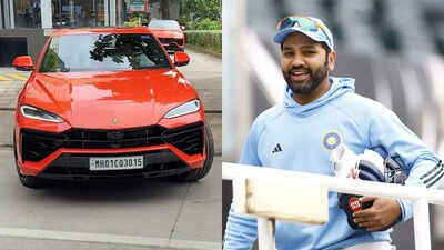 Rohit Sharma tests speed of his most expensive car in Mumbai, fans go wild - WATCH