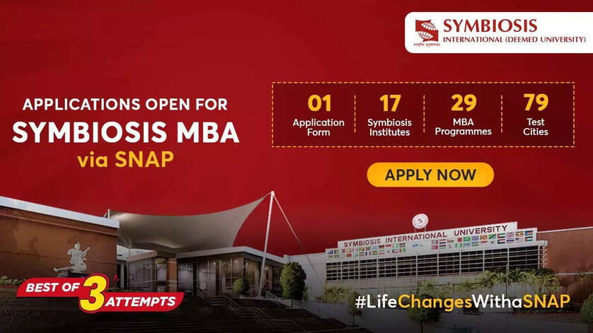 Symbiosis MBA admissions now open via SNAP test 2025