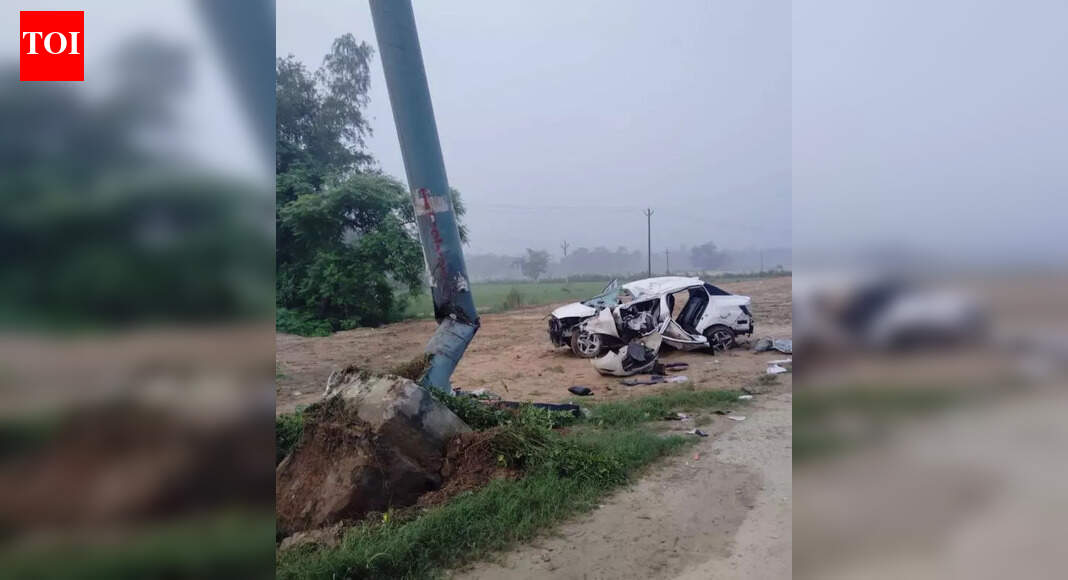 Revenue officer, ITI student among 3 killed in as car rams pole after ...
