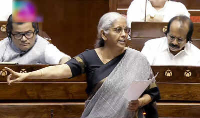 Finance minister Nirmala Sitharaman slams opposition for skipping debate on I-T Bill in Rajya Sabha
