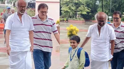 'Coolie': Rajinikanth relaxes in Bangalore ahead of grand release; fans gear up for double celebration