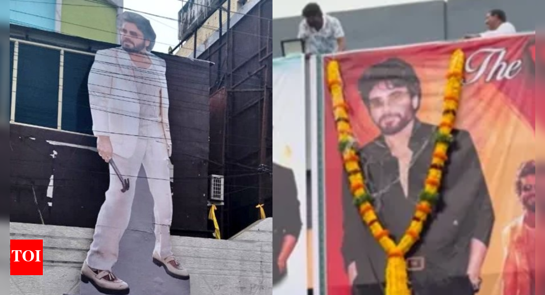Nagarjuna Mania: Fans celebrate 'Coolie' release with grand gestures; light firecrackers, confetti, display fan-made posters