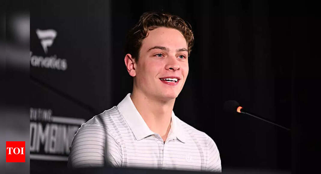 Boston Bruins first-round draft pick James Hagens reveals why he's not hurrying to the NHL