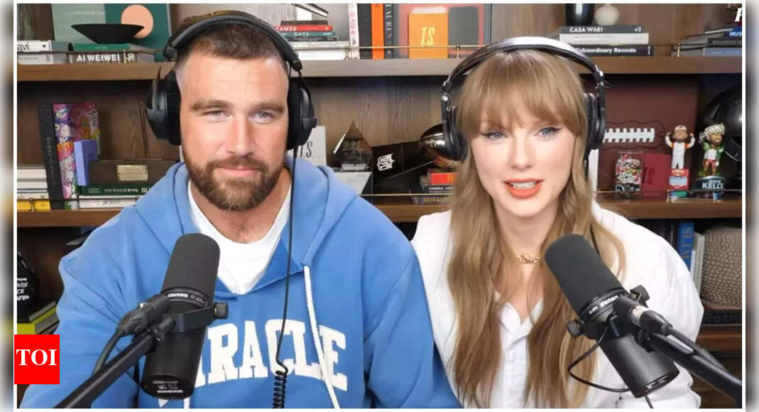 New Heights podcast: Taylor Swift describes being serenaded by Travis Kelce as being in your very own 80s romance movie