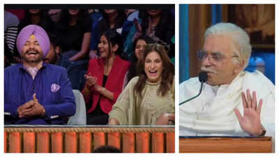  Sunil Grover mimics lyricist Gulzar as he takes a dig at Navjot Singh Sidhu and Archana Puran Singh; says 'humare yahan ek jodi hai joh dhan banati hai'