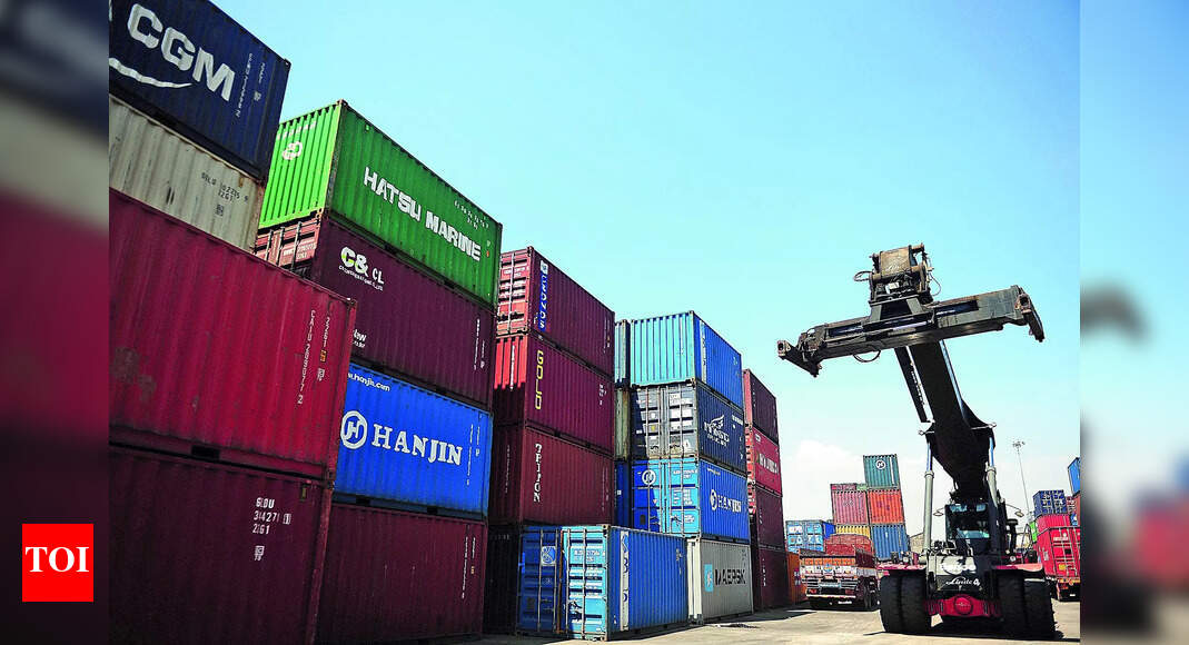 Goods exports rise 7%, but trade deficit at 8-month high – Times of India Goods exports rise 7%, but trade deficit at 8-month high – Times of India