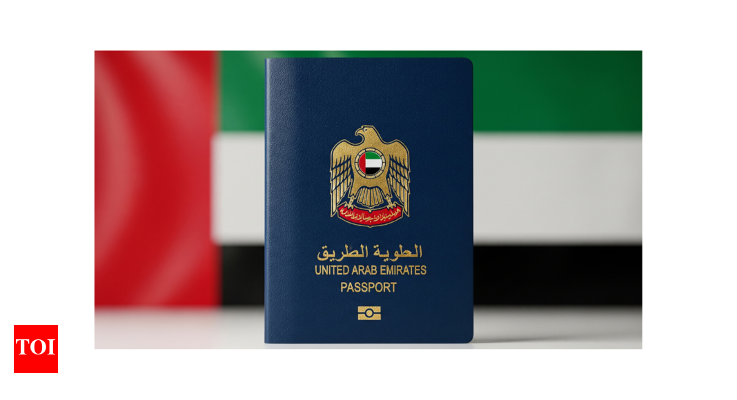 UAE citizens can now renew passports up to one year before expiry, ICP announces | World News – Times of India