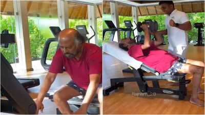 Rajinikanth’s rare workout video at 74 goes viral; superstar lifts weights and inspires fans - WATCH
