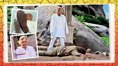 The ending where Thakur kills Gabbar