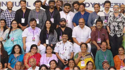 AMMA election day sees high drama; Mohanlal says 'No one has left the organisation'; Shwetha Menon, Devan in presidential face-off