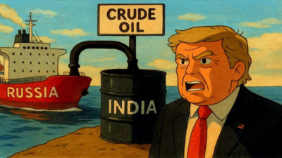AI image Oil trade balance: India’s Russian crude imports rise to 2 mn bpd in August, refiners stick to ‘business as usual’ despite US tariffs