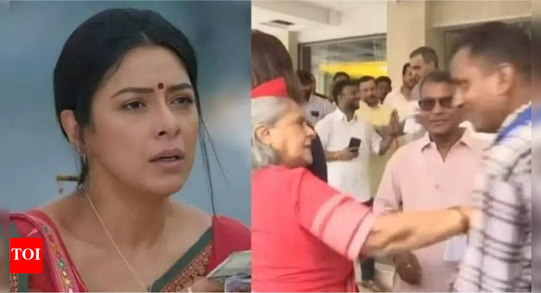 Anupamaa’s Rupali Ganguly strongly reacts to Jaya Bachchan’s viral video pushing a man: ‘Jaya ji ka kaam dekh kar…’