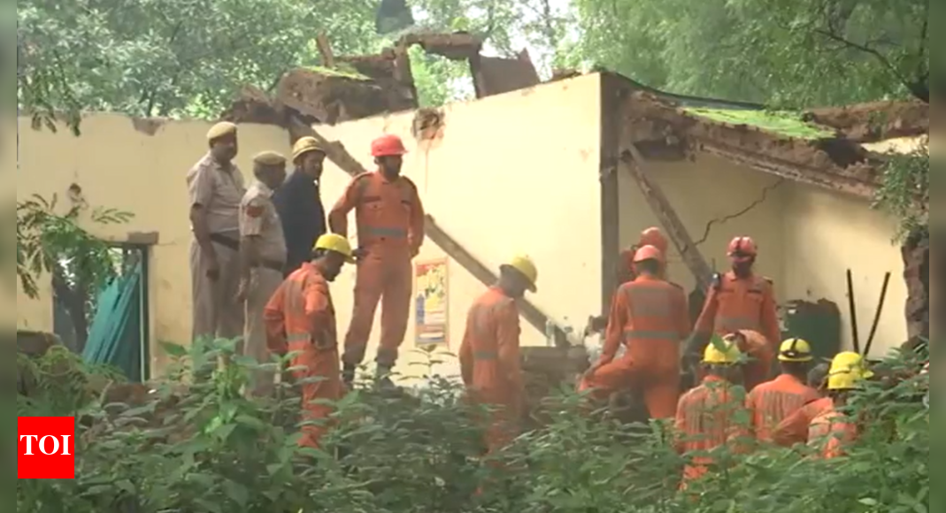 Roof collapse near Humayun's Tomb injures twelve, eleven rescued