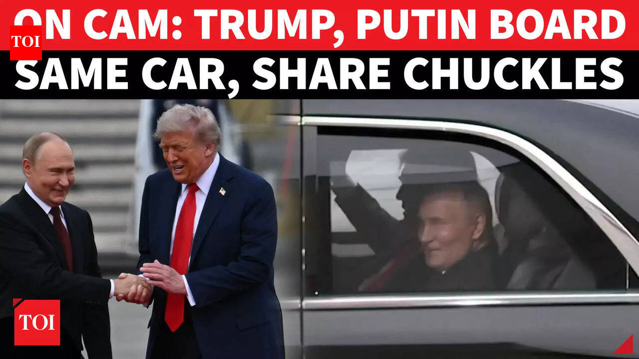 Trump, Putin Share Chuckles; Board Same Car, Wave At Cameras | All ...