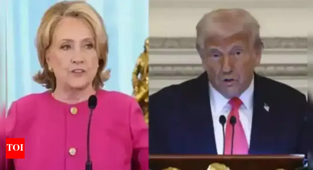 Rivals no more? Hillary Clinton backs Trump for Nobel if he ends Ukraine war; US president reacts - Times of India