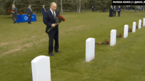 Putin pays tribute to Soviet pilots buried on American land; Alaska visit recalls WWII ties - watch Putin pays tribute to Soviet pilots buried on American land; Alaska visit recalls WWII ties - watch