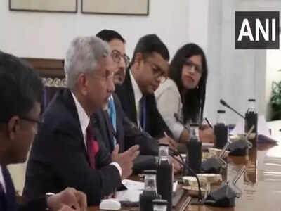 "Very special privilege": EAM Jaishankar welcomes RoK FM Cho Hyun to India