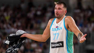 Luka Doncic exits EuroBasket preparation game after knee injury caused by teammate collision