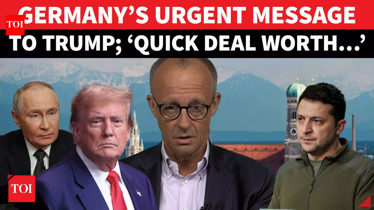 German Chancellor Merz Backs Trump Peace Push, Calls For Trilateral ...