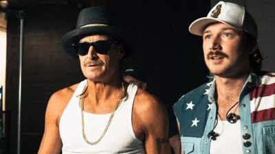 Kid Rock makes a surprise appearance at Morgan Wallen's Cleveland concert, see details below