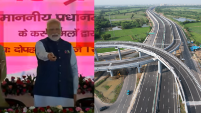 PM Modi inaugurates Dwarka Expressway’s Delhi section and UER-II projects Rs 11,000-crore infra boost for Delhi-NCR: PM Modi inaugurates two highway projects; aimed to ease congestion, curb pollution