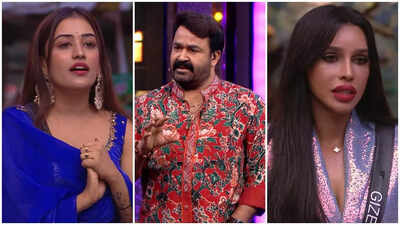  Mohanlal confronts Anumol over her remarks on men in the house; Gizele gets shocked