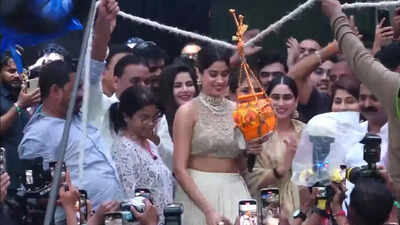 Janhvi Kapoor responds to trolling over saying ‘Bharat Mata ki Jai’ at Dahi Handi event: 'Unke bolne ke baad nahi bolti toh problem'