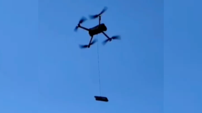Man rescued after being trapped in Yamuna for two hours, drone used to maintain contact
