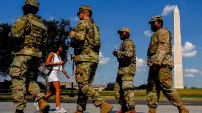  Official says National Guard patrolling in Washington DC ‘may be armed’; residents voice concern
