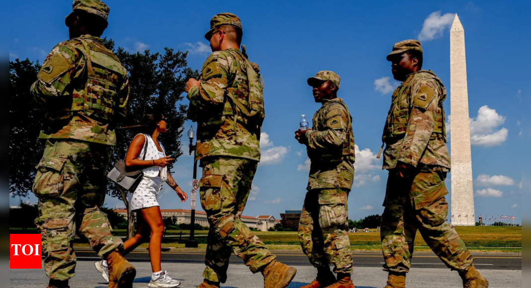 ‘Consistent with their mission’: Official says National Guard patrolling in Washington DC ‘may be armed’; residents voice concern